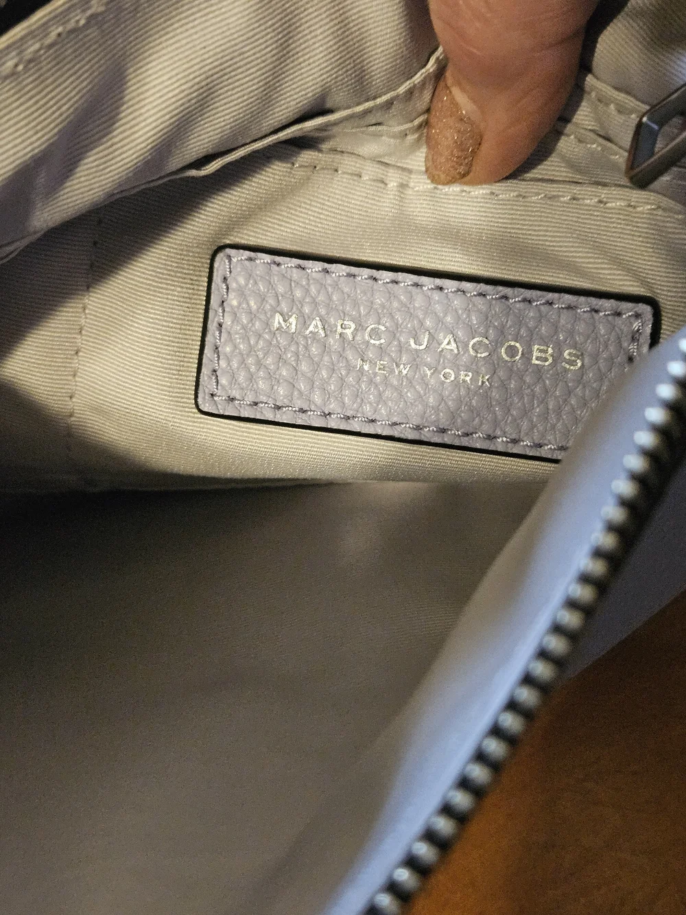 Marc Jacobs Lavender Leather Crossbody Bag - Excellent Condition!